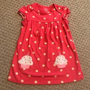 5/$20 Pink Polka Dot Birthday Cupcake Dress